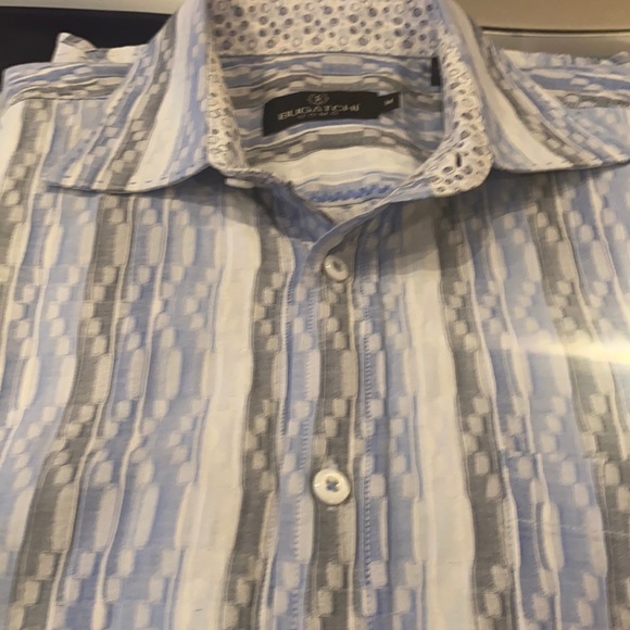 NWOT vintage Bugatchi button-down down SS 🔥🔥🔥 - Picture 1 of 4